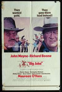 y910 BIG JAKE style A one-sheet movie poster '71 John Wayne, Richard Boone