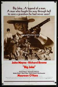 y911 BIG JAKE style B one-sheet movie poster '71 John Wayne, Richard Boone