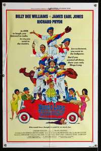 y903 BINGO LONG one-sheet movie poster '76 Billy Dee Williams, baseball!