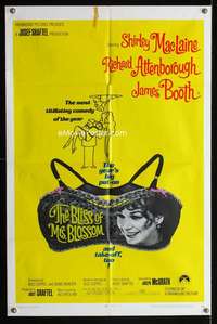 y878 BLISS OF MRS BLOSSOM one-sheet movie poster '68 Shirley MacLaine