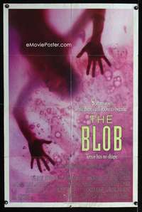 y877 BLOB one-sheet movie poster '88 Kevin Dillon, sci-fi remake!