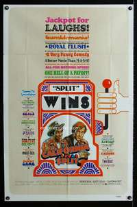 y828 CALIFORNIA SPLIT style B one-sheet movie poster '74 professional poker!