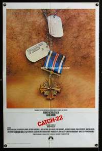 y815 CATCH 22 int'l one-sheet movie poster '70 Mike Nichols, Joseph Heller