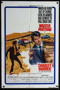y808 CHARLEY VARRICK one-sheet movie poster '73 Walter Matthau, Don Siegel