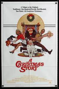 y803 CHRISTMAS STORY one-sheet movie poster '83 best classic Xmas movie!