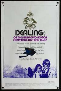 y734 DEALING one-sheet movie poster '72 marijuana, early John Lithgow!