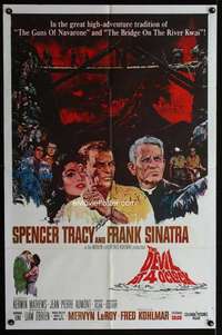 y726 DEVIL AT 4 O'CLOCK one-sheet movie poster '61 Spencer Tracy, Sinatra