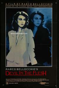y725 DEVIL IN THE FLESH one-sheet movie poster '87 Marco Bellocchio