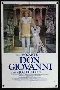 y717 DON GIOVANNI one-sheet movie poster '79 Joseph Losey, Mozart opera!
