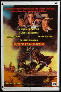 y394 ONCE UPON A TIME IN THE WEST one-sheet movie poster '68 Sergio Leone