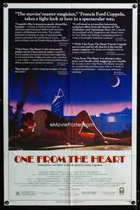 y389 ONE FROM THE HEART one-sheet movie poster '82 Francis Ford Coppola