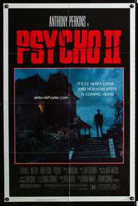 y360 PSYCHO 2 one-sheet movie poster '83 Anthony Perkins, Vera Miles