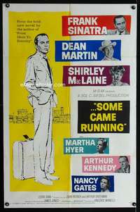 y258 SOME CAME RUNNING one-sheet movie poster '59 Frank Sinatra, Martin