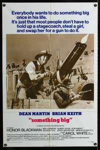 y255 SOMETHING BIG one-sheet movie poster '71 Dean Martin, Brian Keith