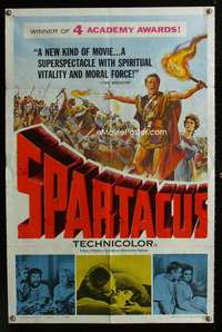 y242 SPARTACUS one-sheet movie poster '61 Stanley Kubrick, Kirk Douglas