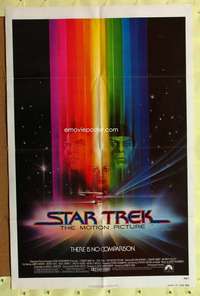 y224 STAR TREK advance one-sheet movie poster '79 Shatner, Nimoy, Peak art