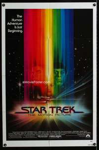 y223 STAR TREK one-sheet movie poster '79 Shatner, Nimoy, Bob Peak art!