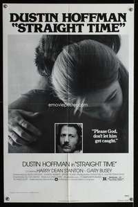 y202 STRAIGHT TIME one-sheet movie poster '78 Dustin Hoffman, Russell