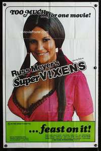 y185 SUPER VIXENS one-sheet movie poster '75 Russ Meyer, Uschi Digard