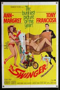 y175 SWINGER one-sheet movie poster '66 sexy Ann-Margret, Tony Franciosa