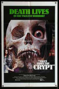 y164 TALES FROM THE CRYPT one-sheet movie poster '72 Cushing, EC comics!