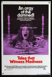 y162 TALES THAT WITNESS MADNESS one-sheet movie poster '73 Kim Novak