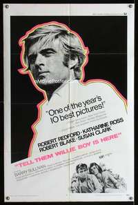 y145 TELL THEM WILLIE BOY IS HERE one-sheet movie poster '70 Robert Redford