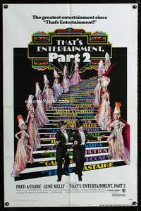 y135 THAT'S ENTERTAINMENT 2 style B one-sheet movie poster '75 Gene Kelly