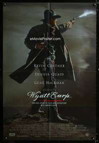 y009 WYATT EARP one-sheet movie poster '94 Kevin Costner, Quaid, Hackman