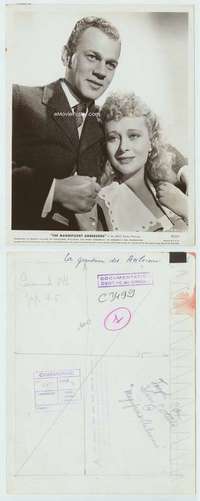 z150 MAGNIFICENT AMBERSONS vintage 8x10 movie still '42 Joseph Cotten