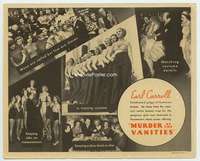 z165 MURDER AT THE VANITIES vintage 8x10 movie still '34 Earl Carroll