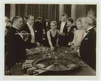 z194 RACKETEER vintage 8x10 movie still '29 Carole Lombard plays roulette!