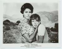 z243 TWO WOMEN vintage 8x10 movie still '61 Sophia Loren, Vittorio De Sica