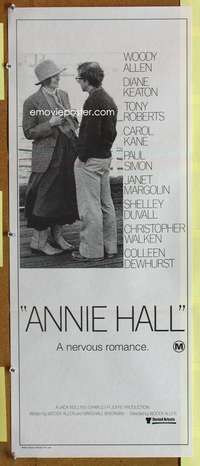 a437 ANNIE HALL Aust daybill movie poster '77 Woody Allen, Keaton