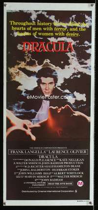a548 DRACULA Aust daybill movie poster '79 vampire Frank Langella!
