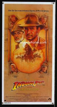 a642 INDIANA JONES & THE LAST CRUSADE Aust daybill movie poster '89