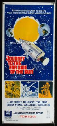 a652 JOURNEY TO THE FAR SIDE OF THE SUN Aust daybill movie poster '69