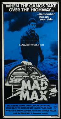 a687 MAD MAX Aust daybill movie poster R81 Mel Gibson, George Miller