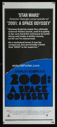 a407 2001 A SPACE ODYSSEY Aust daybill movie poster R78 Kubrick