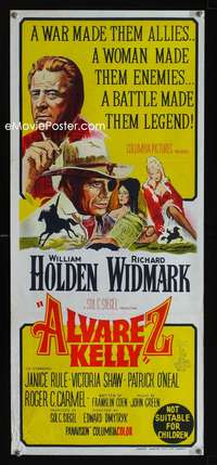 a429 ALVAREZ KELLY Aust daybill movie poster '66 William Holden