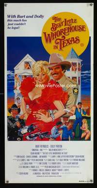 a459 BEST LITTLE WHOREHOUSE IN TEXAS Aust daybill movie poster '82