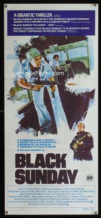 a466 BLACK SUNDAY Aust daybill movie poster '77 different image!