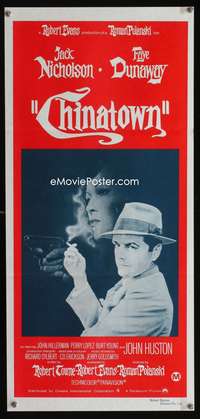 a497 CHINATOWN Aust daybill movie poster R70s Jack Nicholson, Polanski