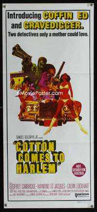 a512 COTTON COMES TO HARLEM Aust daybill movie poster '70 Cambridge