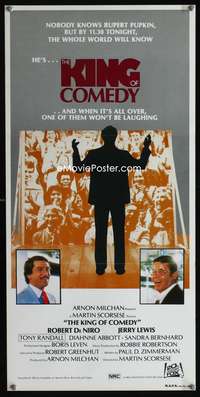 a660 KING OF COMEDY Aust daybill movie poster '83 DeNiro, Scorsese