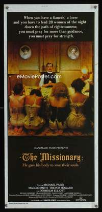 a704 MISSIONARY Aust daybill movie poster '82 Michael Palin, English