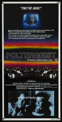 a752 POLTERGEIST Aust daybill movie poster '82 Hooper, They're here!