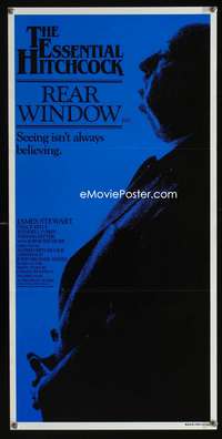 a771 REAR WINDOW Aust daybill movie poster R83 Alfred Hitchcock