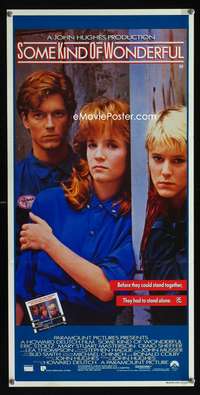 a827 SOME KIND OF WONDERFUL Aust daybill movie poster '86 John Hughes