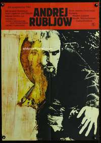 a078 ANDREI RUBLEV East German movie poster '73 Tarkovsky, Kenkel art